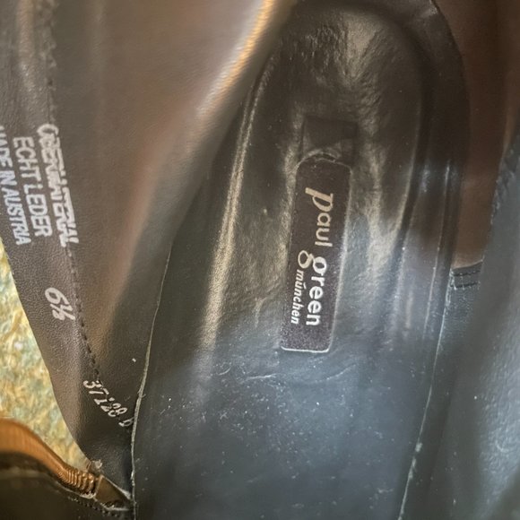 Paul Green Suede Zip Boots - US Sz. 8-1/2 or 9 - Picture 3 of 7